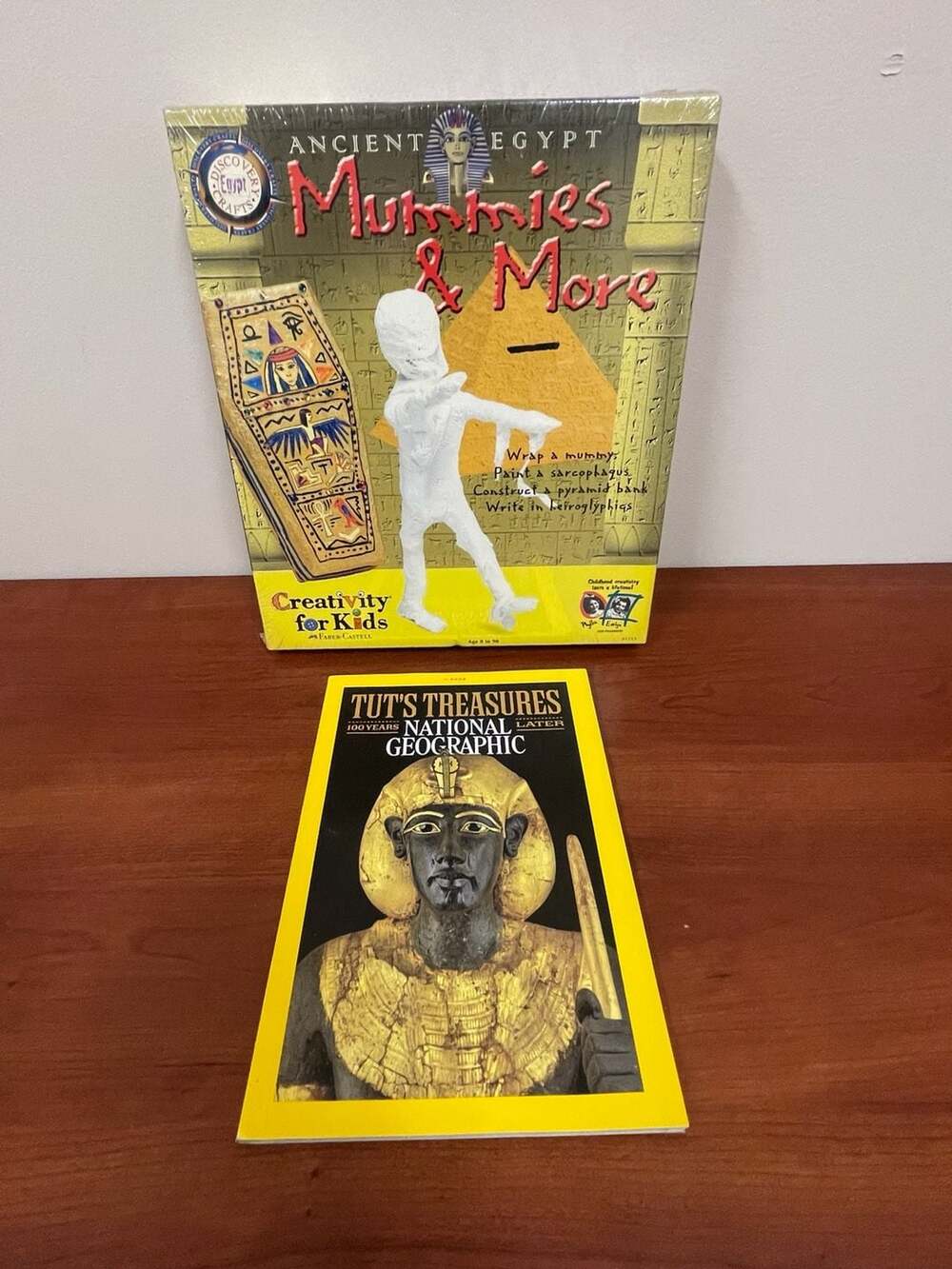 New Ancient Egypt Mummies & More Craft Kit + National Geographic Magazine Bundle